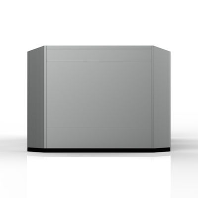 IP54 보호 스윙 턴스틸 게이트 RS485/TCP/IP 인터페이스와 실버 컬러 동작